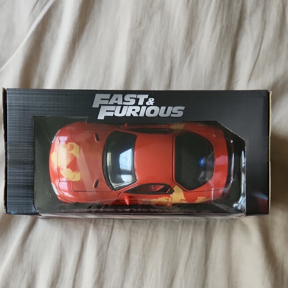 Fast & Furious Mazda RX-7 Die-Cast Car - Red - Picture 3 of 4